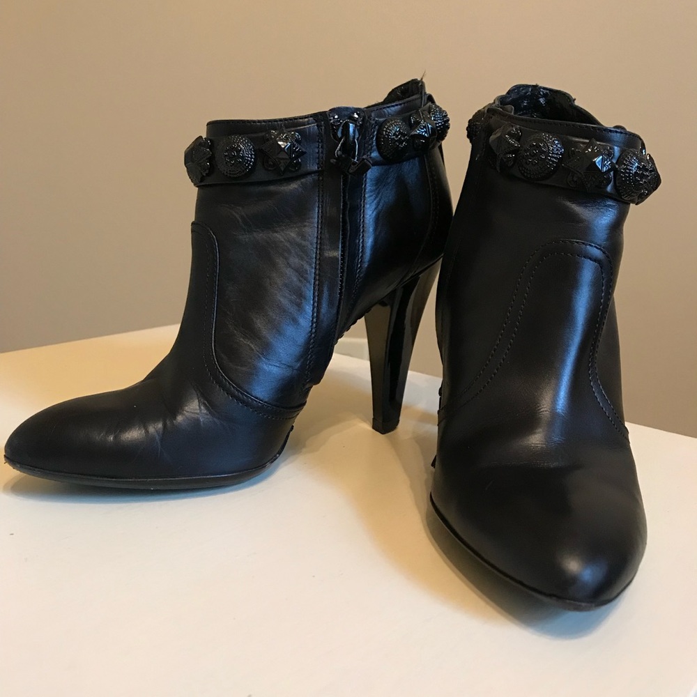 Leather Burberry Booties